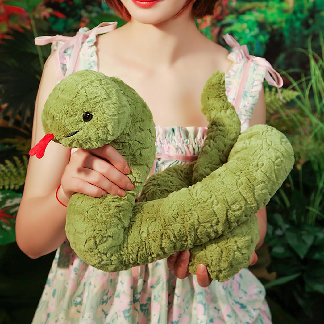 Amazon.co.jp: YABINA TOYS ヘビ 蛇 動物ぬいぐるみ リアルスネーク
